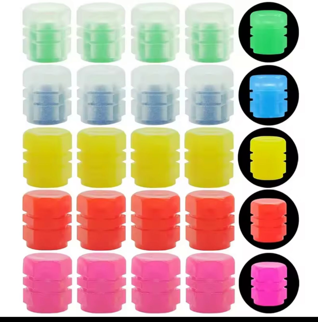Luminous Tire Valve Caps